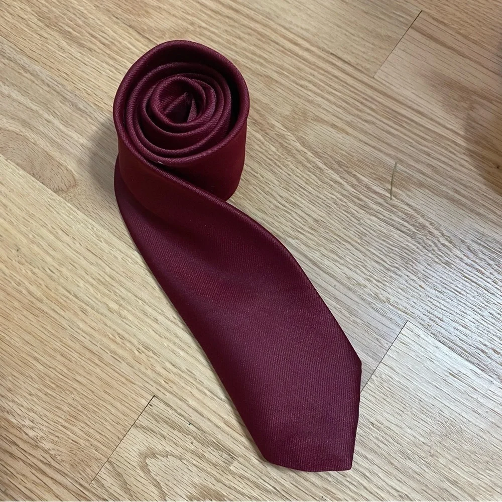 Ketch Maroon Red Neck Tie Men’s